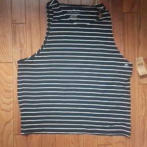 AEO Crop Tank Stripes NWT